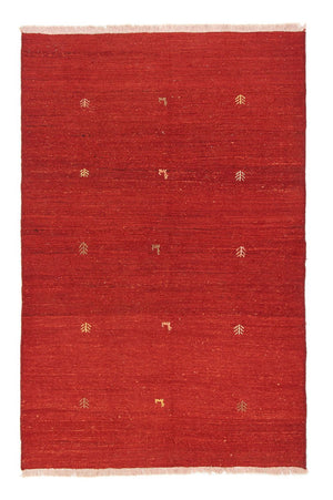 Alfombra Gabbeh - Persa - 187 x 121 cm - rojo