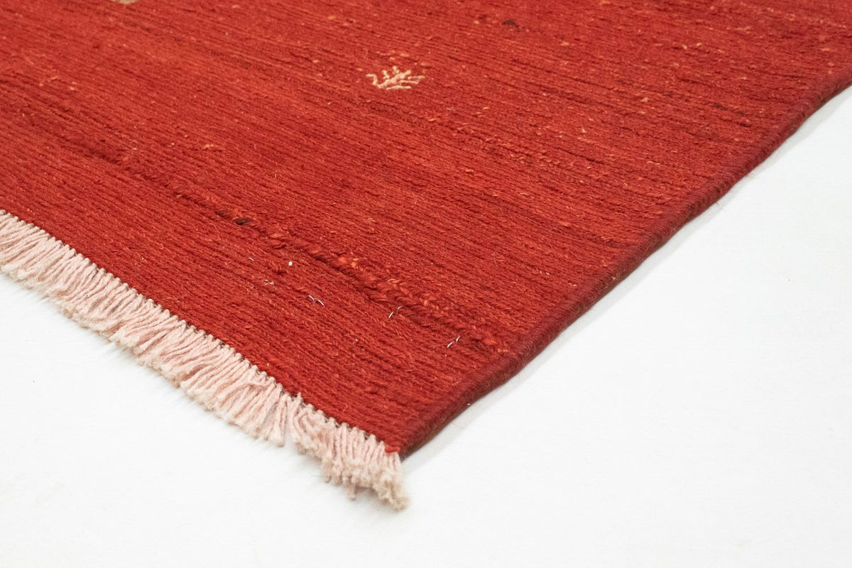 Alfombra Gabbeh - Persa - 187 x 121 cm - rojo
