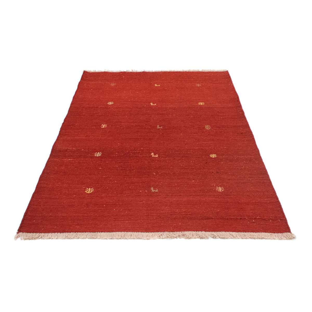 Alfombra Gabbeh - Persa - 187 x 121 cm - rojo