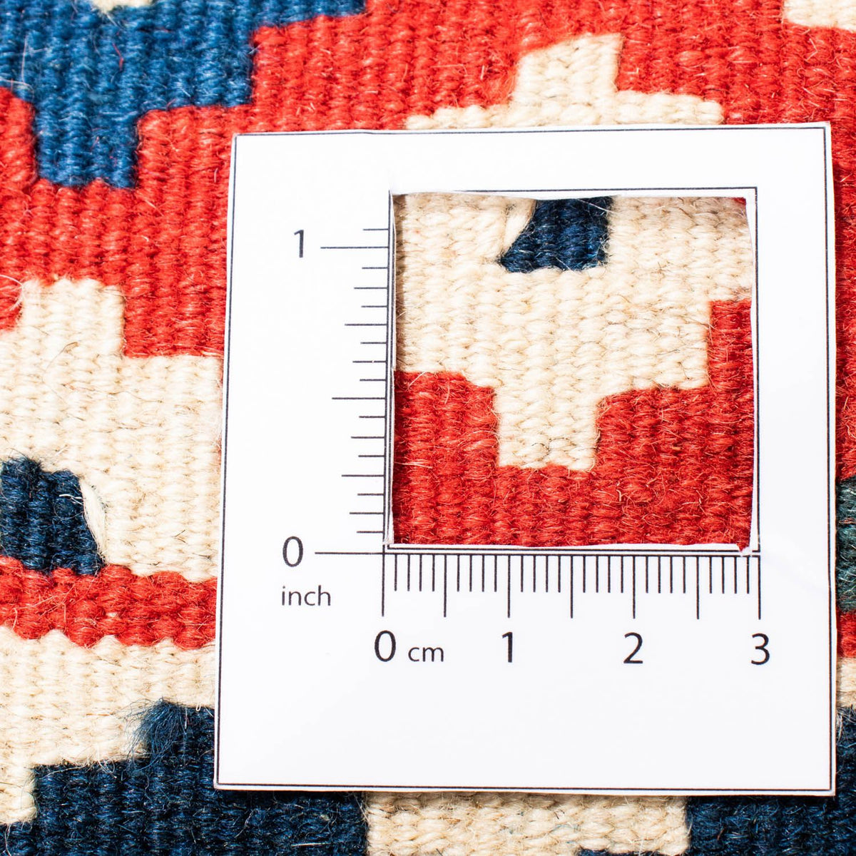 Alfombra Kelim - Oriental cuadrado  - 104 x 99 cm - rojo