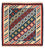 Alfombra Kelim - Oriental cuadrado  - 104 x 100 cm - azul oscuro