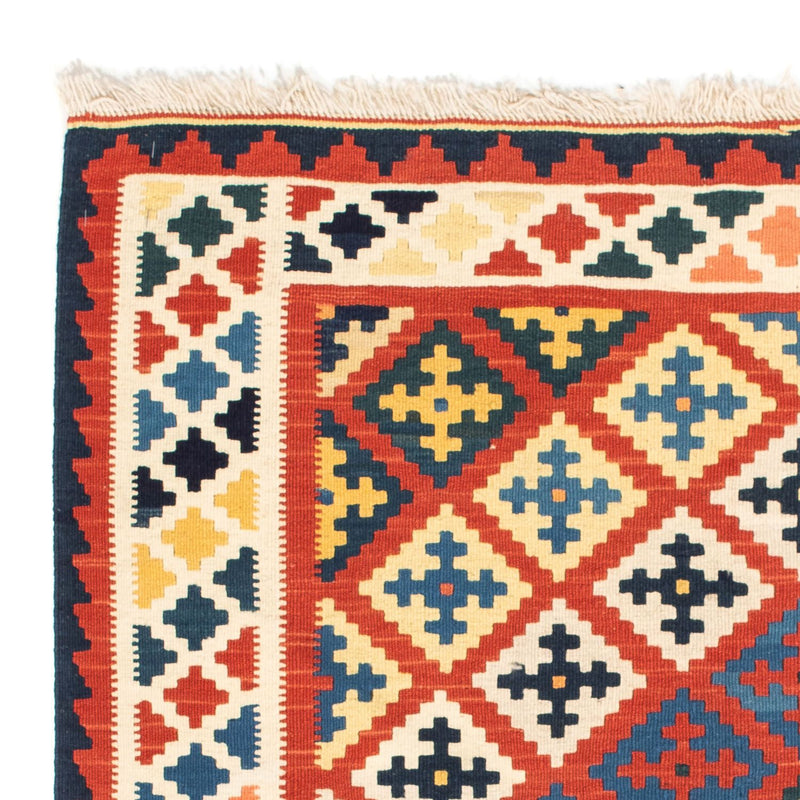 Alfombra Kelim - Oriental cuadrado  - 106 x 102 cm - rojo oscuro