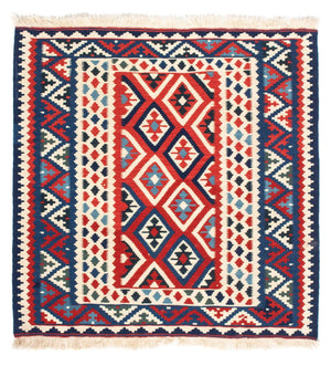 Alfombra Kelim - Oriental cuadrado  - 104 x 103 cm - beige