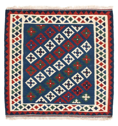 Kilim Fars Alfombra 100x100cm