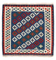 Kilim Fars Alfombra 100x100cm