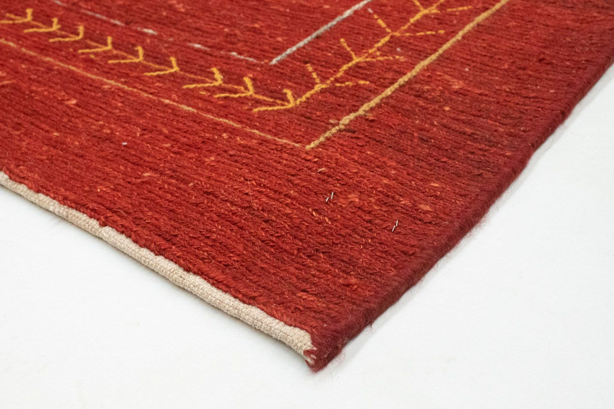 Alfombra Gabbeh - Persa - 167 x 111 cm - rojo
