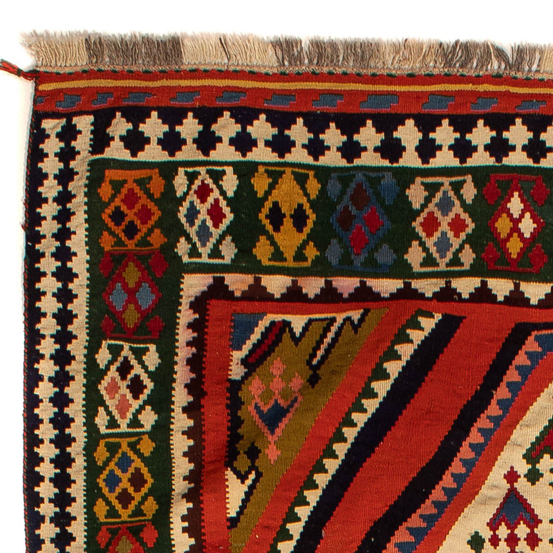 Alfombra Kelim - Oriental - 290 x 173 cm - rojo oscuro