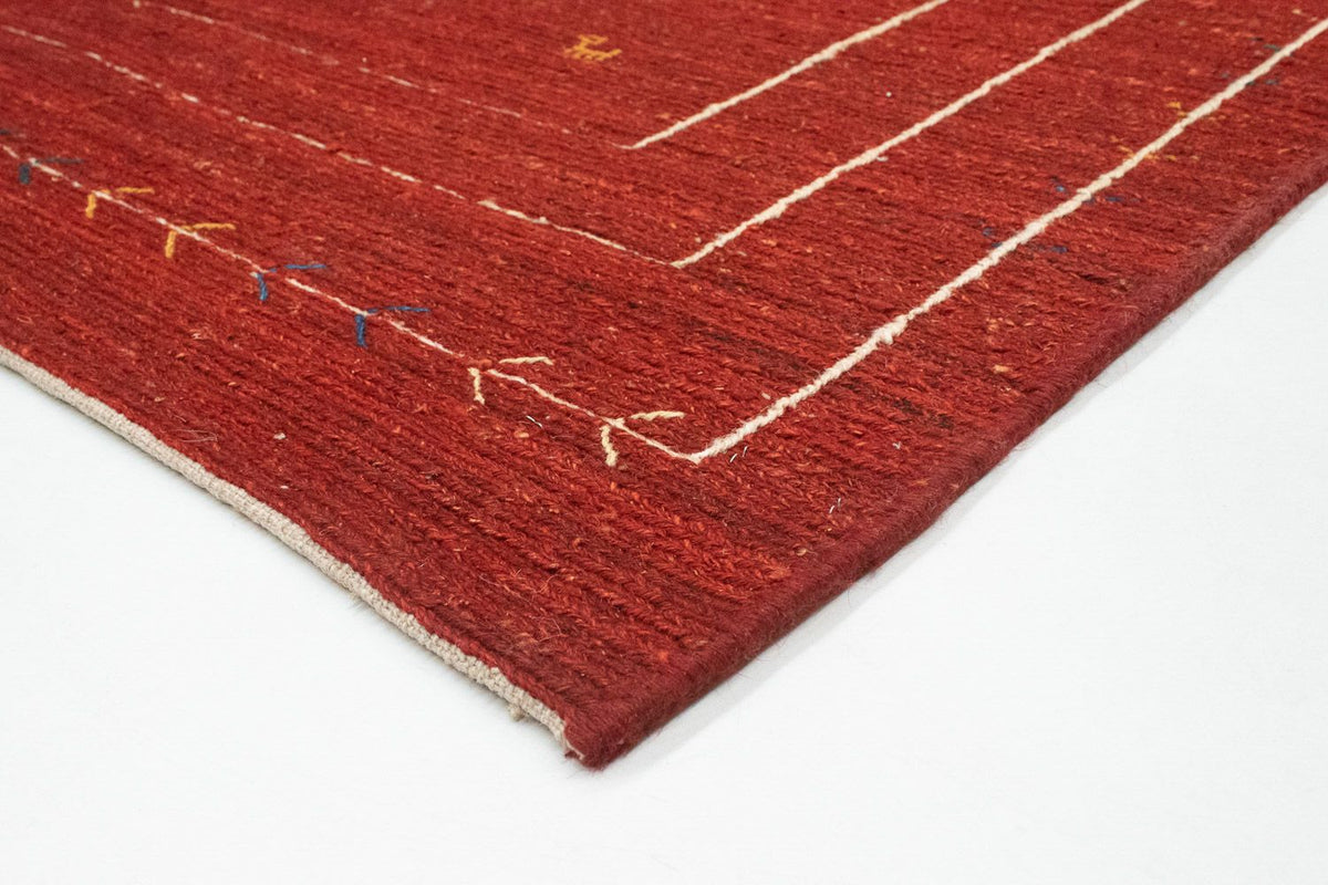 Alfombra Gabbeh - Persa - 173 x 114 cm - rojo