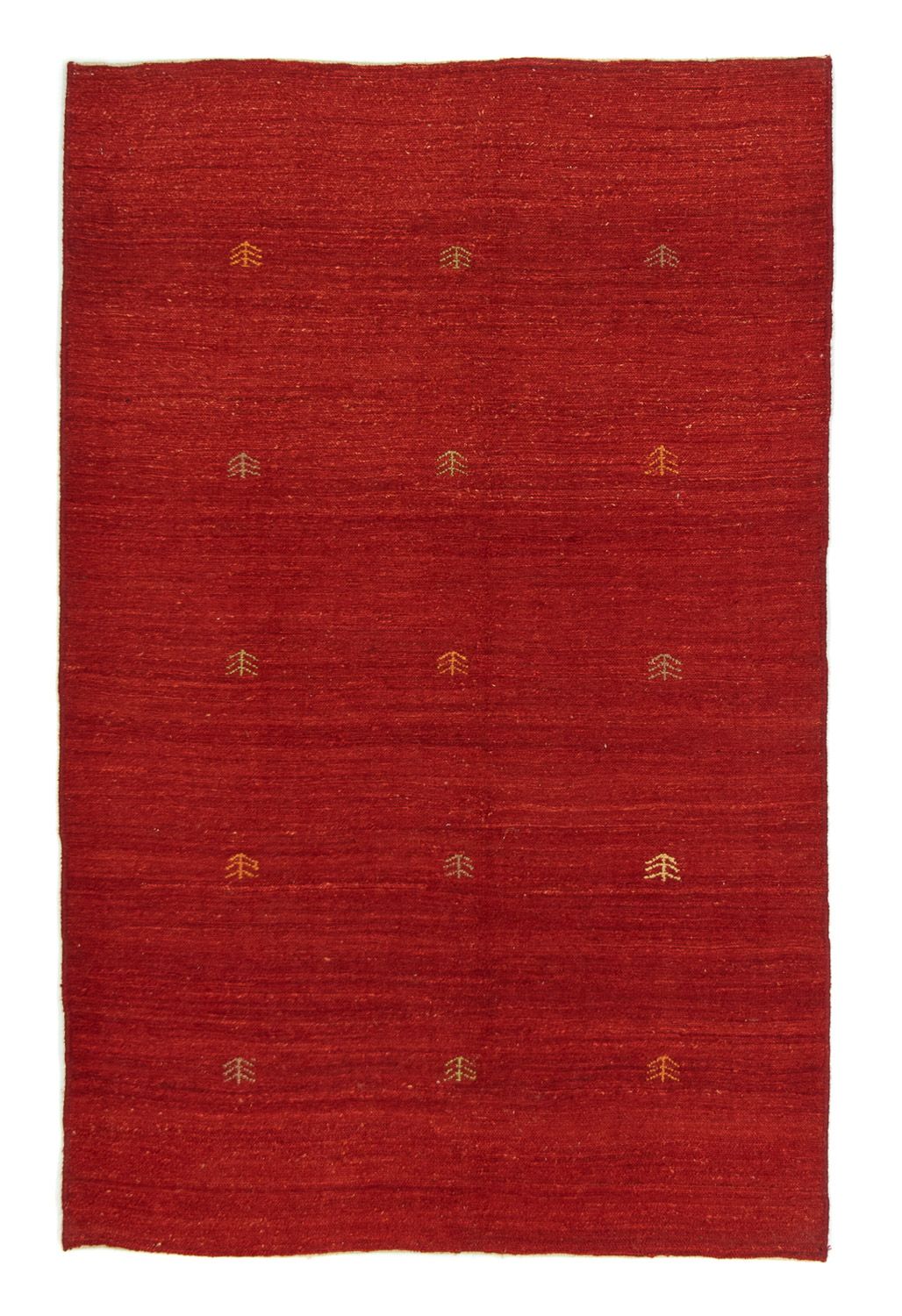 Alfombra Gabbeh - Persa - 186 x 120 cm - rojo
