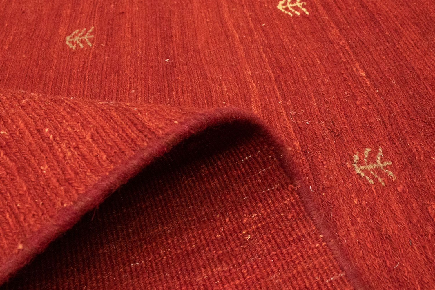 Alfombra Gabbeh - Persa - 186 x 120 cm - rojo