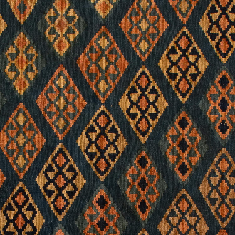 Alfombra Kelim - Oriental - 195 x 157 cm - azul oscuro