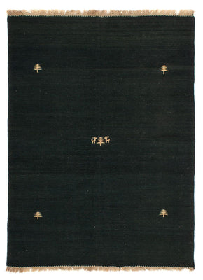 Alfombra Kelim - Oriental - 200 x 150 cm - azul oscuro