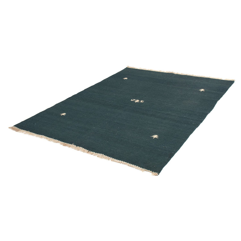Alfombra Kelim - Oriental - 200 x 150 cm - azul oscuro