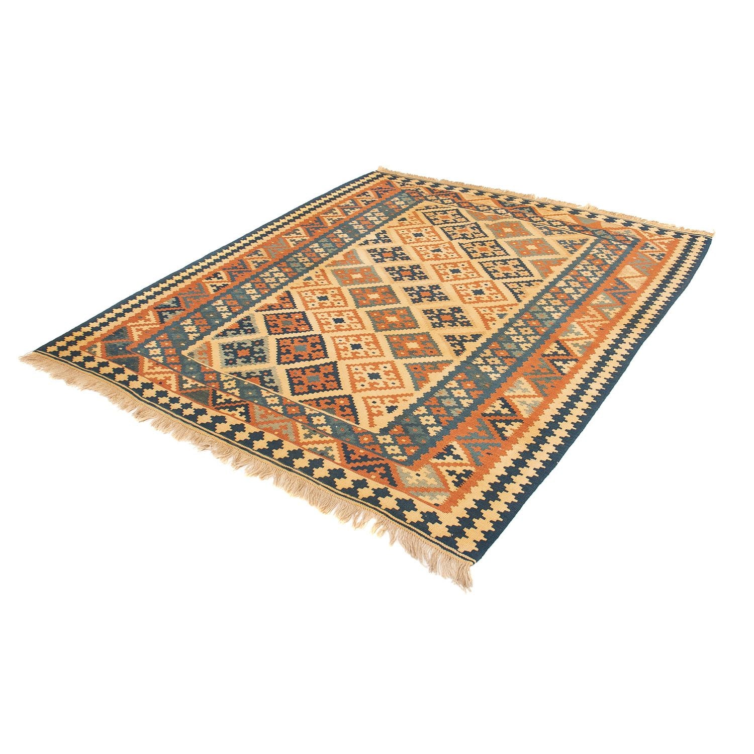 Alfombra Kelim - Oriental - 185 x 152 cm - marrón claro