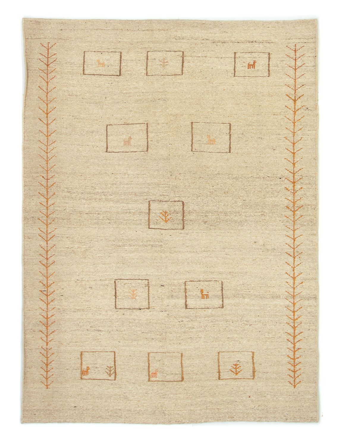 Alfombra Gabbeh - Persa - 188 x 139 cm - beige