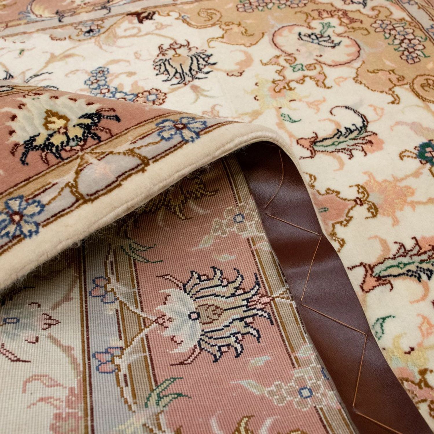 Alfombra Persa - Tabriz - Real - 154 x 100 cm - beige