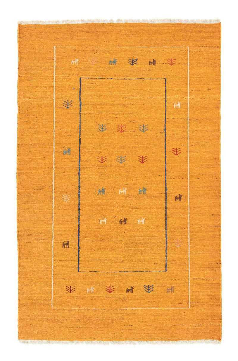 Alfombra Gabbeh - Persa - 188 x 123 cm - oro