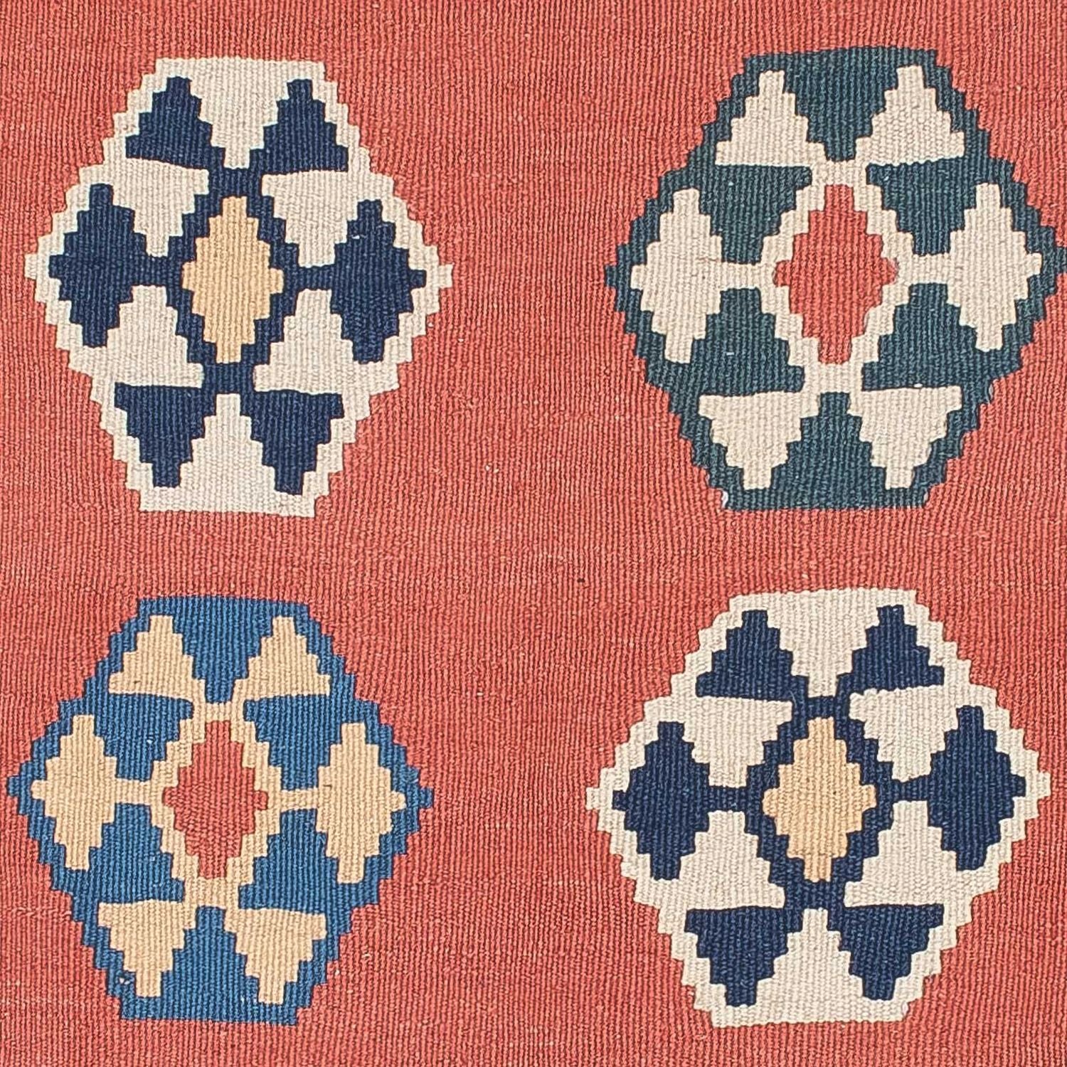 Alfombra Kelim - Oriental - 191 x 122 cm - azul oscuro