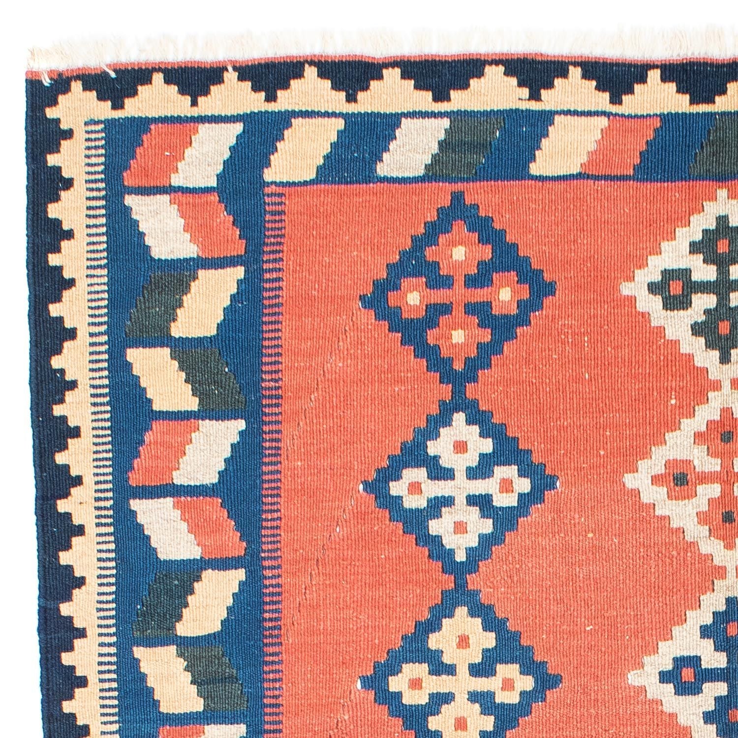 Alfombra Kelim - Oriental - 193 x 135 cm - naranja