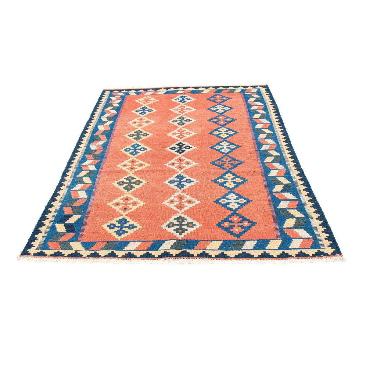 Alfombra Kelim - Oriental - 193 x 135 cm - naranja