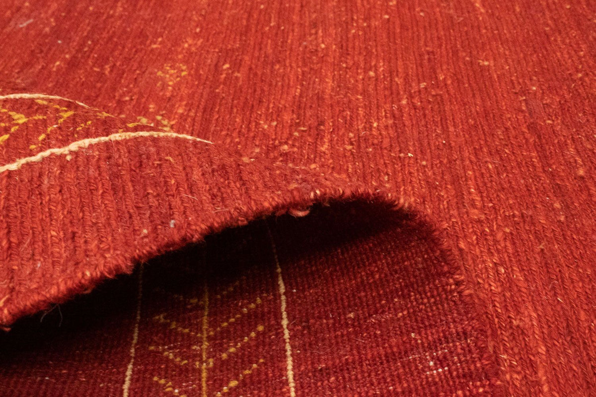 Alfombra Gabbeh - Persa - 191 x 152 cm - rojo