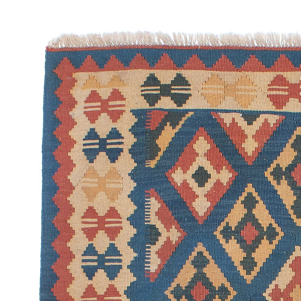 Alfombra Kelim - Oriental - 193 x 124 cm - azul