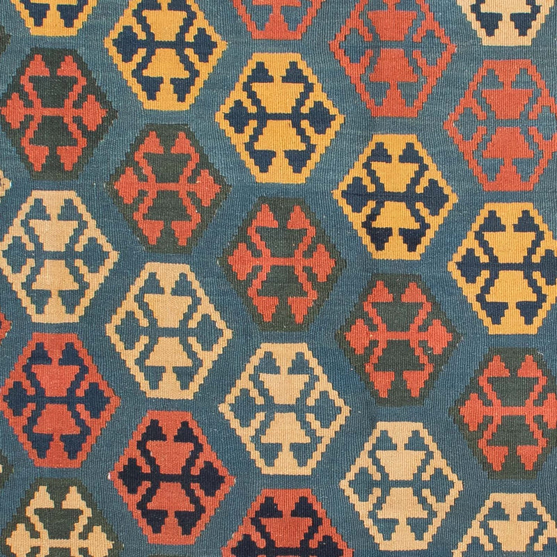 Alfombra Kelim - Oriental cuadrado  - 212 x 198 cm - azul