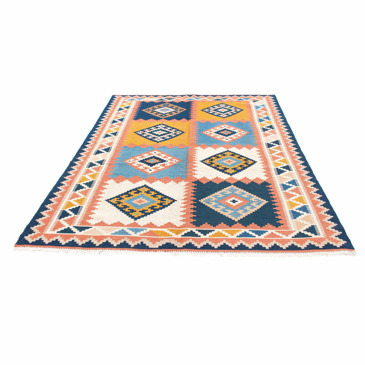 Alfombra Kelim - Oriental - 200 x 159 cm - azul