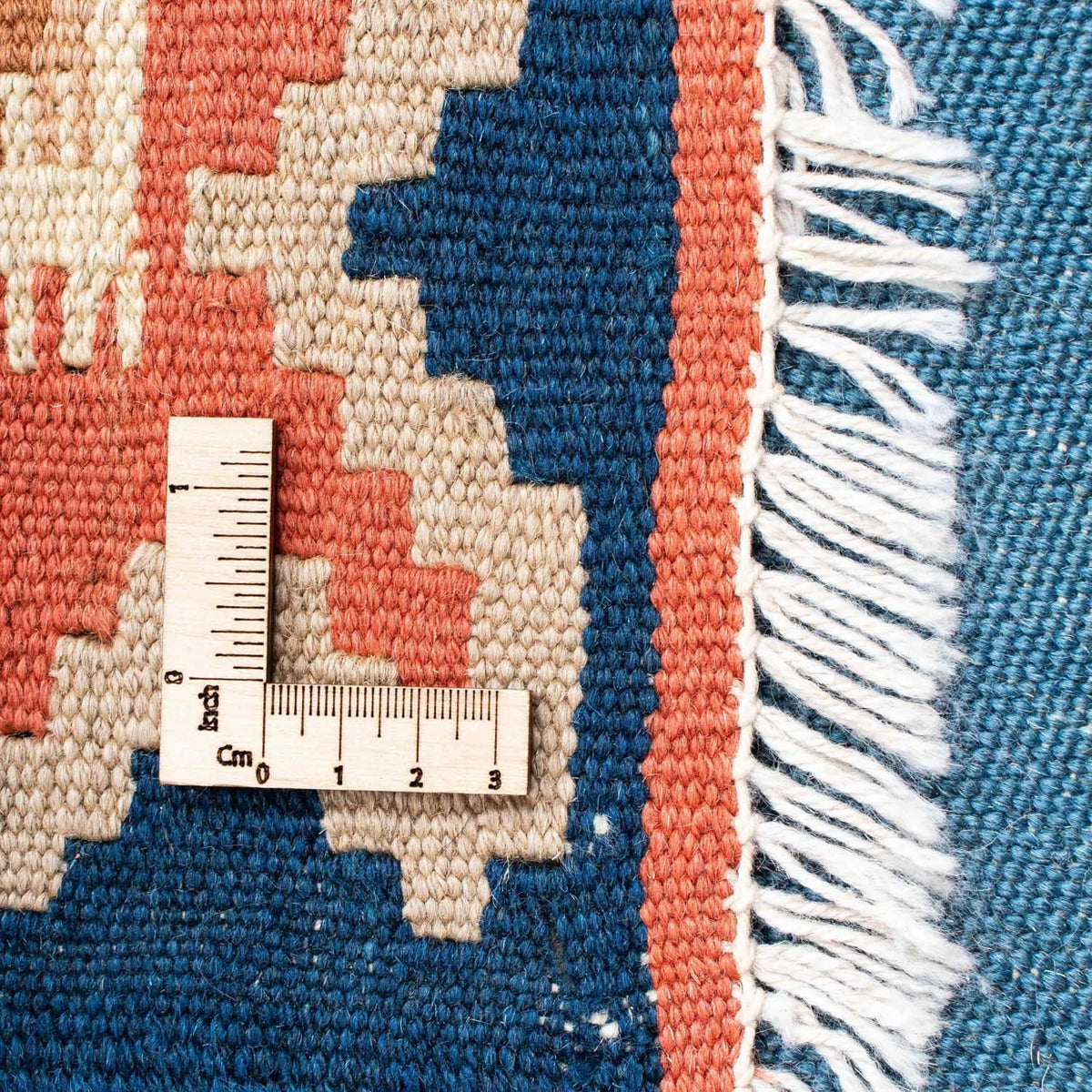 Alfombra Kelim - Oriental - 200 x 159 cm - azul