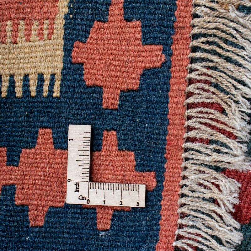 Alfombra Kelim - Oriental - 168 x 118 cm - azul