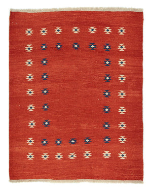 Alfombra Gabbeh - Persa - 192 x 152 cm - rojo