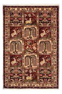 Alfombra persa - Nómada - 153 x 103 cm - multicolor