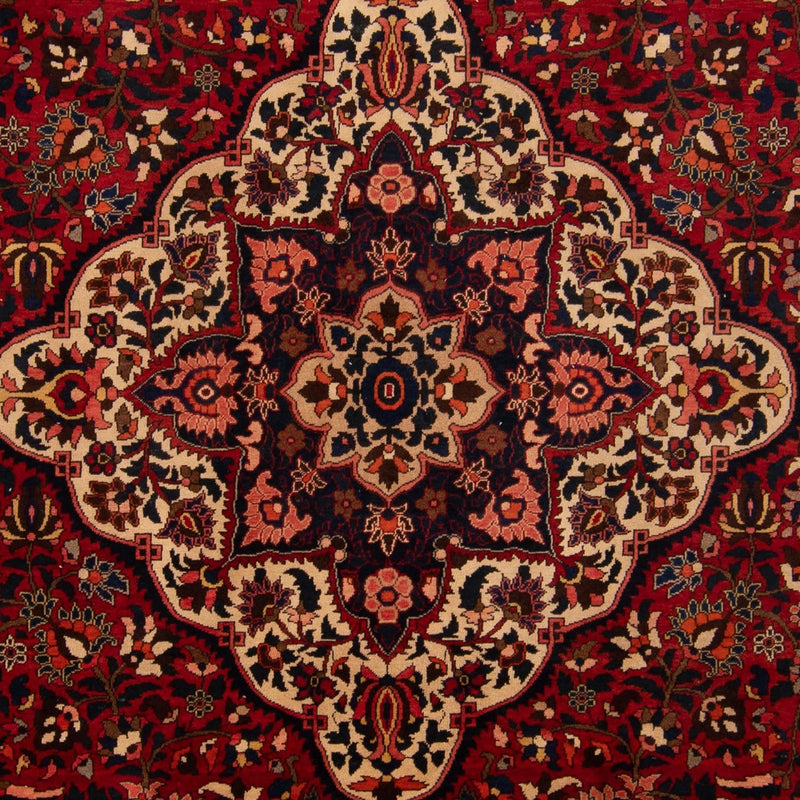 Alfombra persa - Nómada - 365 x 263 cm - rojo oscuro