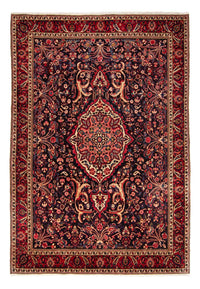 Alfombra persa - Nómada - 374 x 267 cm - azul oscuro