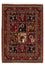 Alfombra persa - Nómada - 158 x 112 cm - rojo oscuro