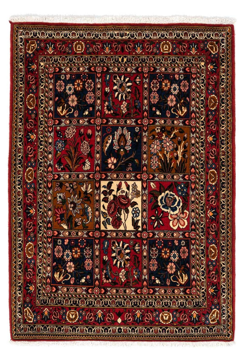 Alfombra persa - Nómada - 158 x 112 cm - rojo oscuro