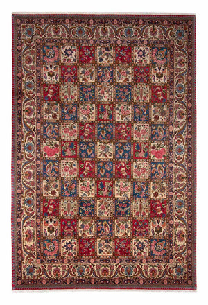 Alfombra persa - Nómada - 363 x 253 cm - rojo oscuro