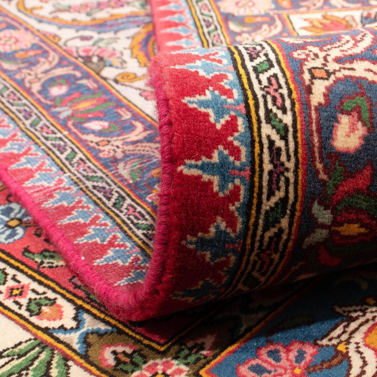 Alfombra persa - Nómada - 363 x 253 cm - rojo oscuro