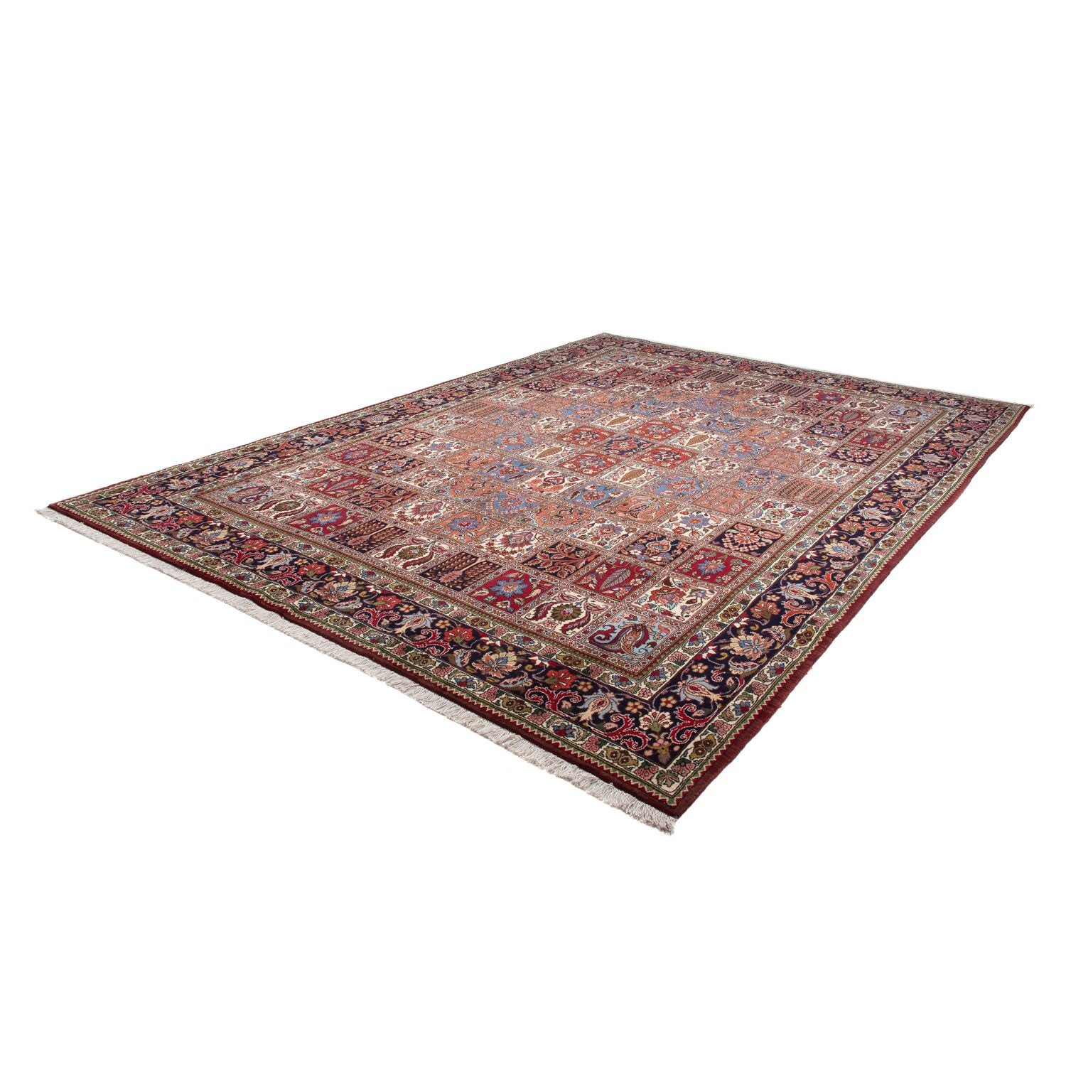 Alfombra persa - Nómada - 353 x 250 cm - marrón