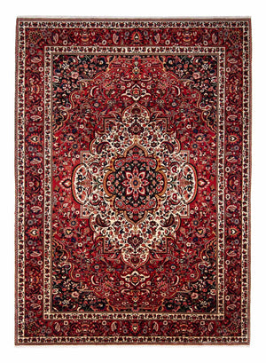 Alfombra persa - Nómada - 354 x 260 cm - rojo oscuro