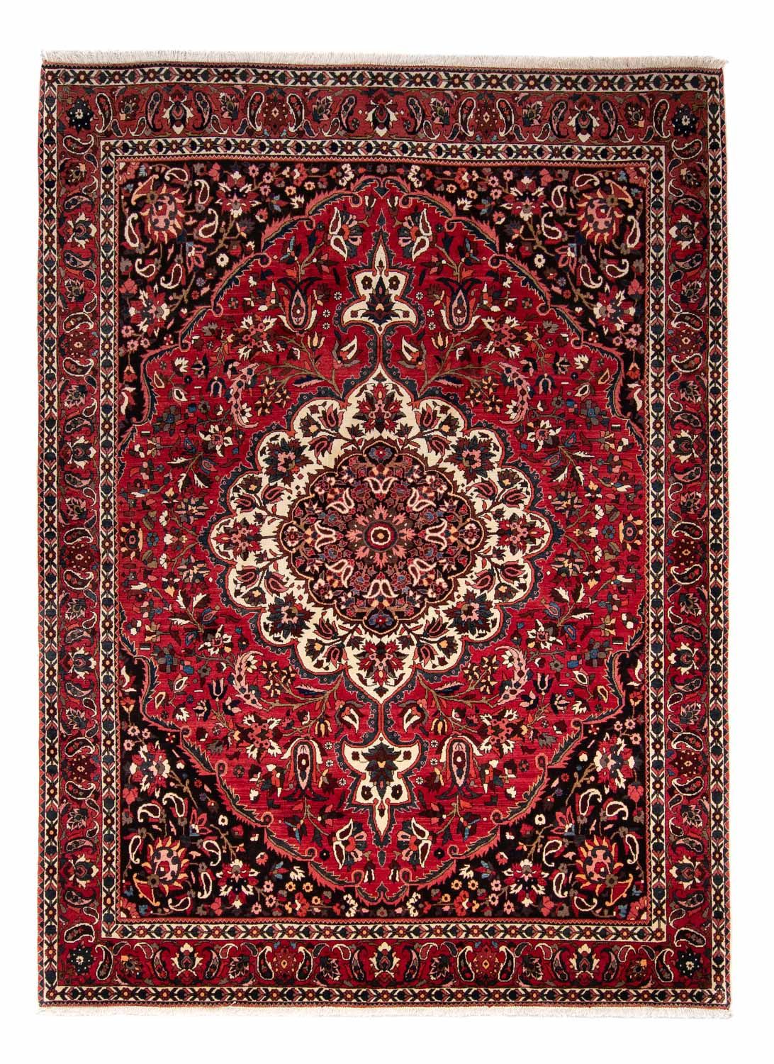 Alfombra persa - Nómada - 365 x 265 cm - rojo oscuro