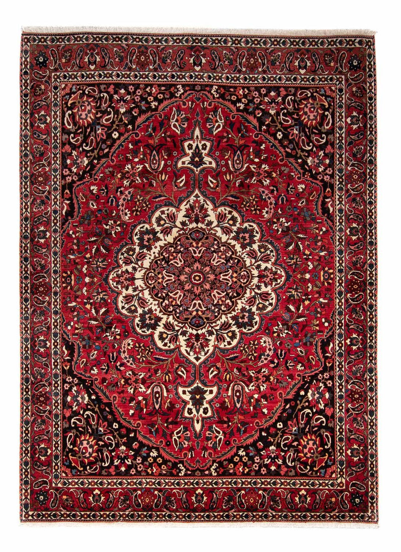 Alfombra persa - Nómada - 365 x 265 cm - rojo oscuro