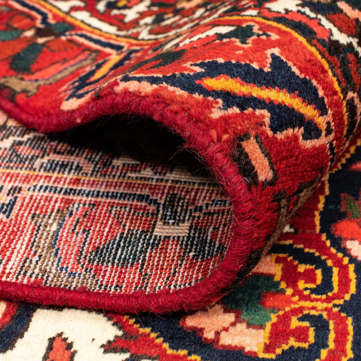 Alfombra persa - Nómada - 375 x 272 cm - rojo oscuro