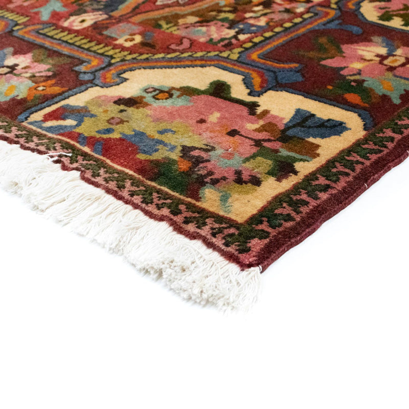 Alfombra persa - Nómada - 200 x 128 cm - rojo oscuro