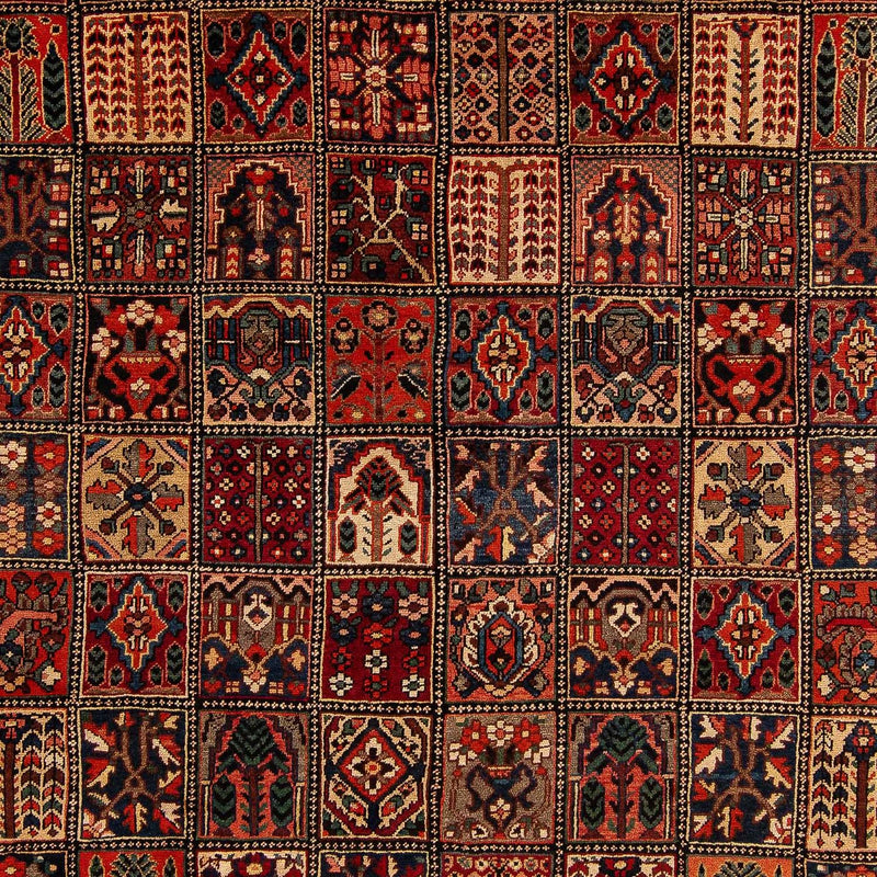 Alfombra persa - Nómada - 351 x 302 cm - rojo oscuro
