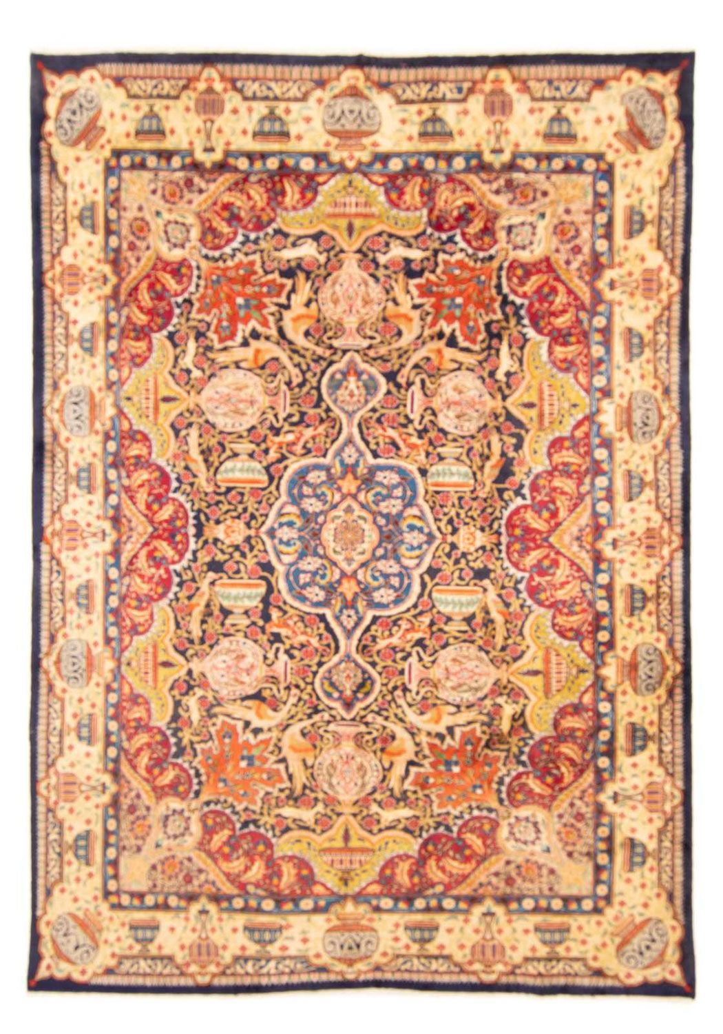 Alfombra persa - Clásica - 336 x 243 cm - azul oscuro