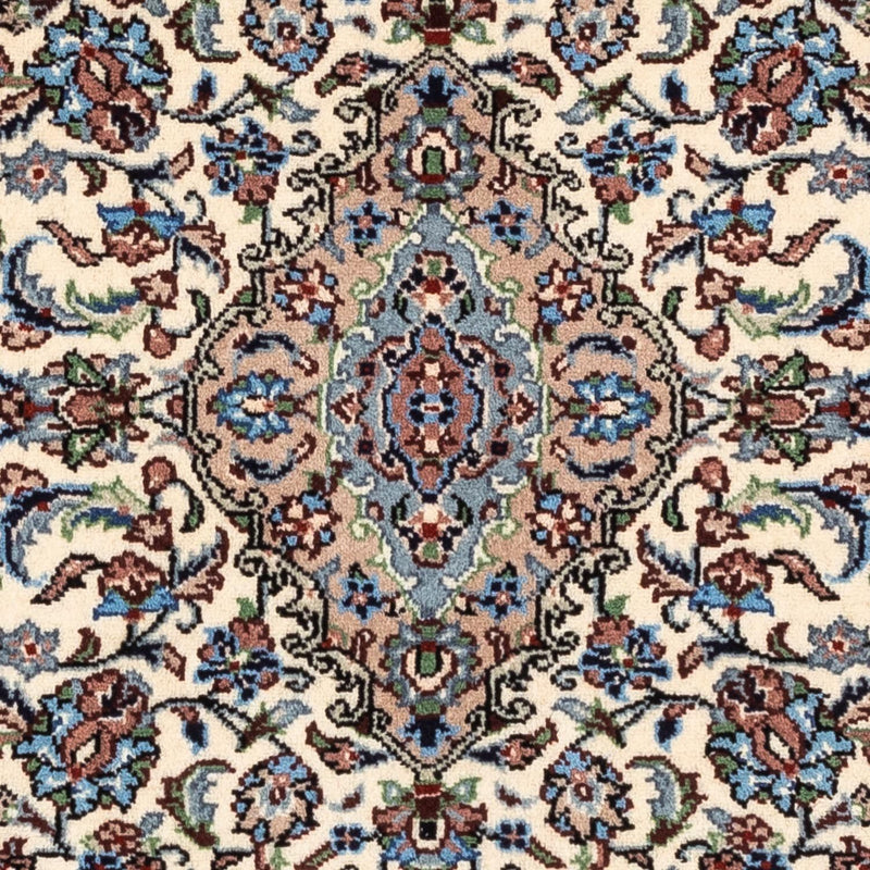 Alfombra persa - Keshan - 140 x 100 cm - beige