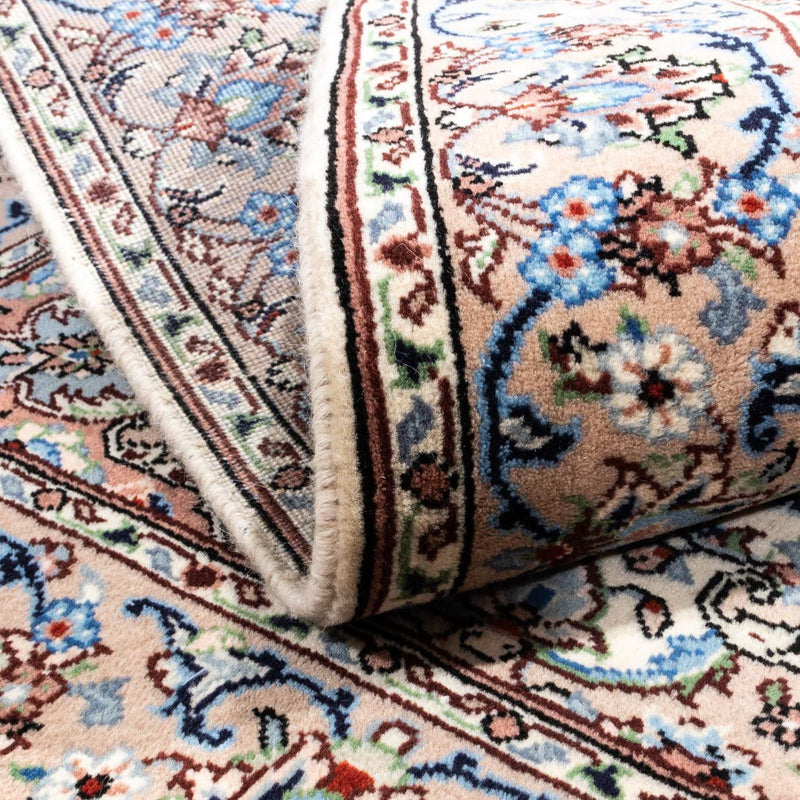 Alfombra persa - Keshan - 140 x 100 cm - beige