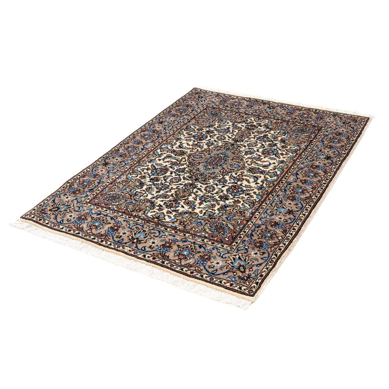 Alfombra persa - Keshan - 140 x 100 cm - beige