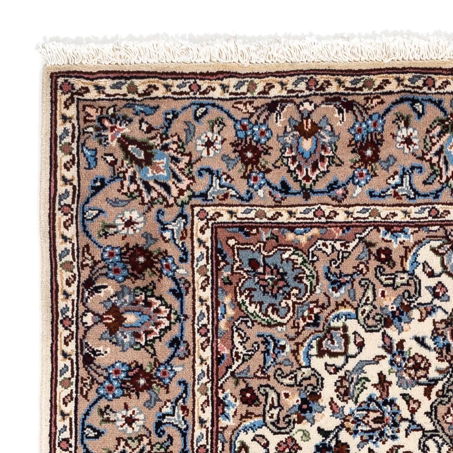 Alfombra persa - Keshan - 150 x 98 cm - beige